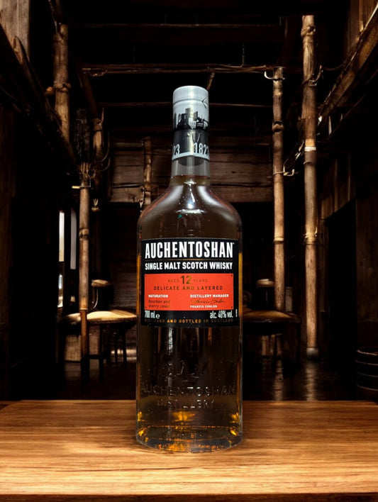 Auchentoshan 12 Jahre Whisky – Ein dreifach destillierter Single Malt mit eleganten Aromen und perfektem Geschmack für Genießer.