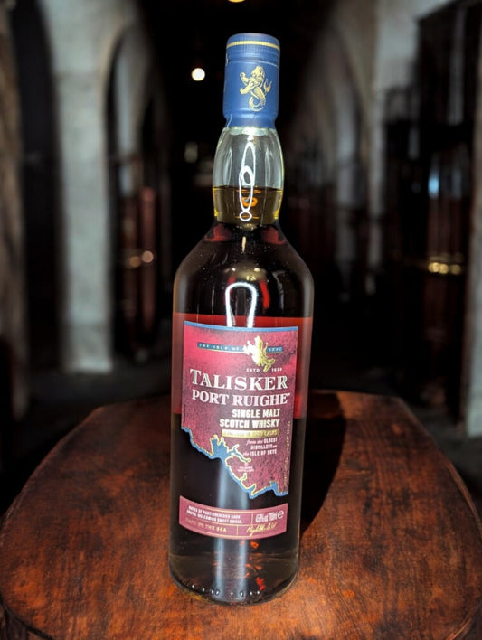 Talisker Port Ruighe Detailansicht - Maritimer Scotch Whisky mit Port-Fass-Reifung