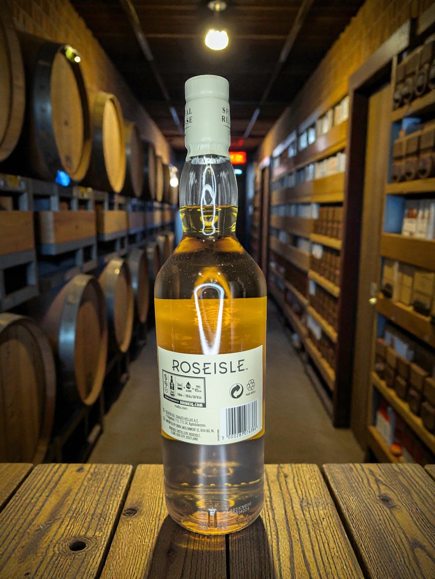 Roseisle 12 Years Old The Origami Kite II Rückseite mit Produktinformationen