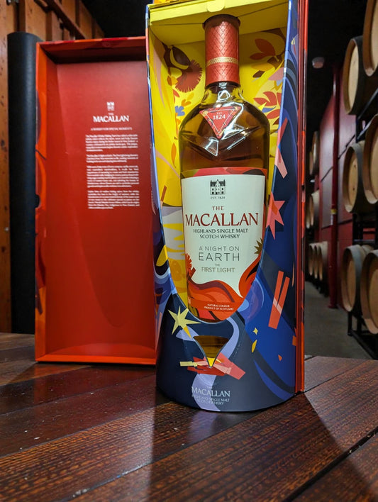 Macallan A Night on Earth The First Light 2025 Single Malt Whisky 0,7L 43% Vol mit Geschenkverpackung