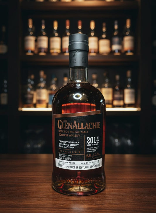 GlenAllachie Sinteis Series Part III, 11 Jahre alter Speyside Single Malt Scotch Whisky, gereift in French Virgin Oak & Oloroso Sherry Fässern, 58,2% Vol.