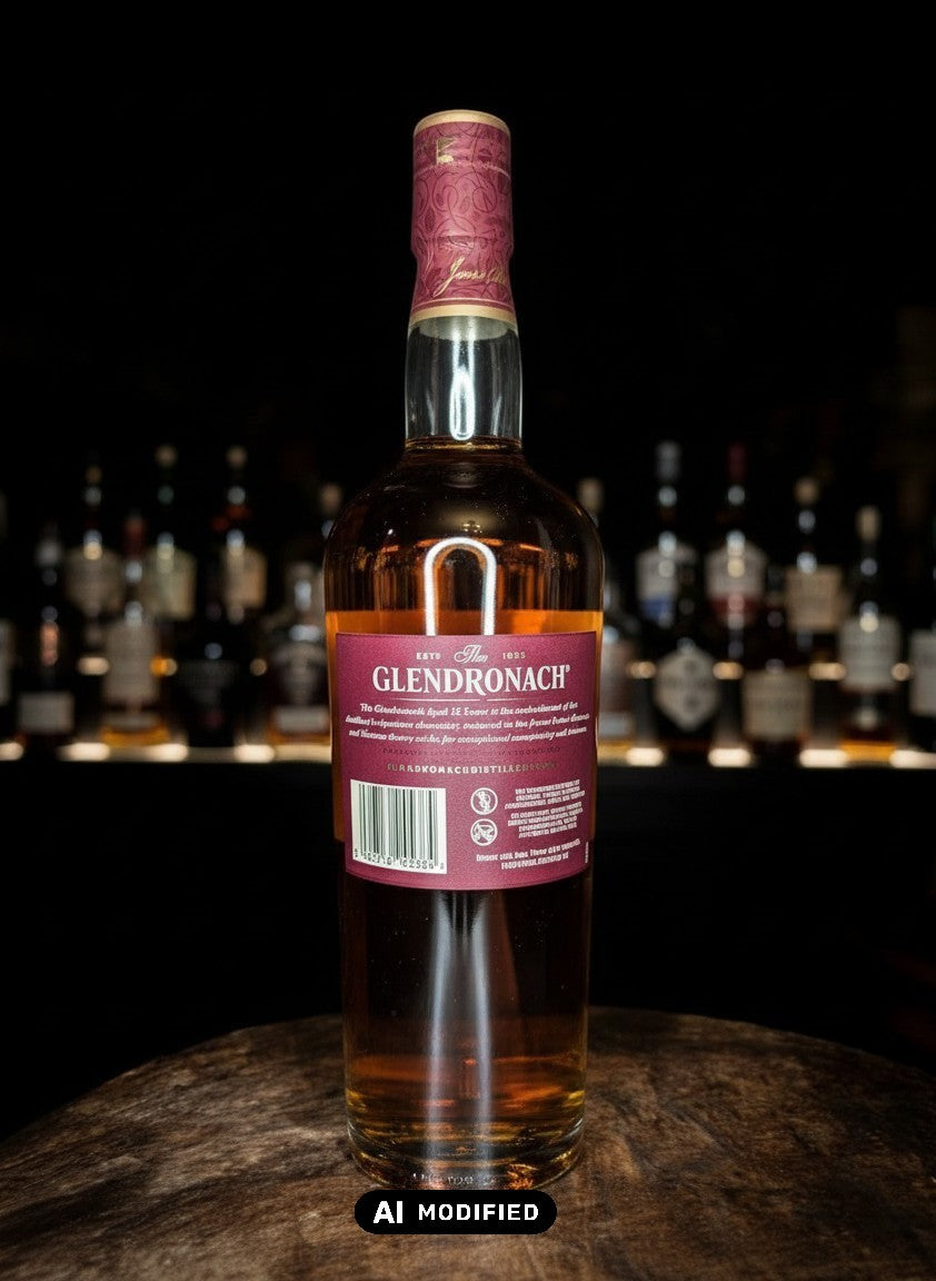 Whiskyquartier GlenDronach 12 Jahre Single Malt Scotch Whisky in Sherryfässern gereift, 0,7L Flasche