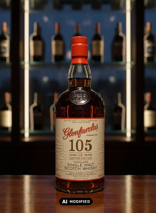 Whiskyquartier Glenfarclas 105 12 Jahre Limited Edition Single Malt Scotch Whisky in Sherry Cask gereift, 60% Vol.