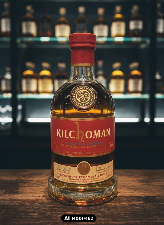 Whiskyquartier Kilchoman Small Batch No. 2 Islay Single Malt Scotch Whisky, 0.7L, Fassstärke, ungefiltert, natürliche Farbe, Bourbon, Sherry & Madeira Fässer