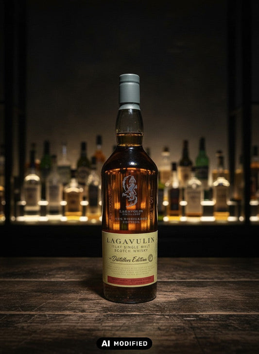 Whiskyquartier: Lagavulin Distillers Edition Islay Single Malt Scotch Whisky in 0.7L Flasche mit Sherry-Finish