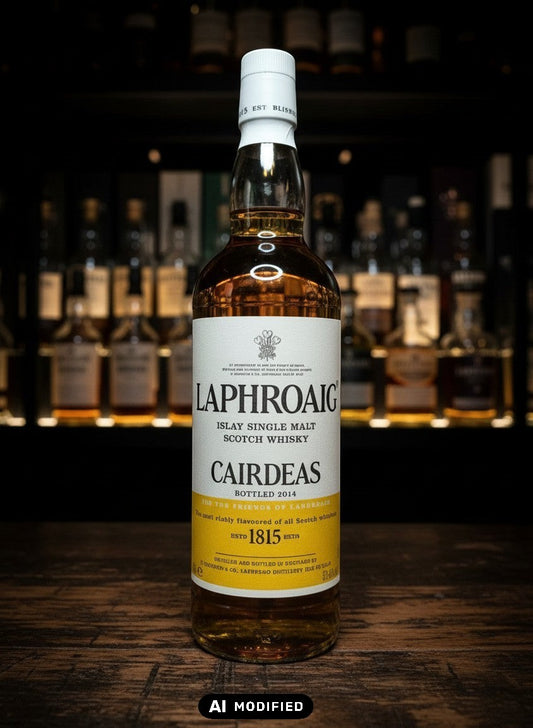 Whiskyquartier Laphroaig Càirdeas 2014 Feis Ile Edition, 0.7L, 51.4% Vol. Single Malt Scotch Whisky in Amontillado Sherry Cask.