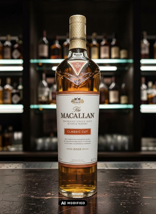 Whiskyquartier Macallan Classic Cut 2022 Highland Single Malt Scotch Whisky, 0.7L, limitierte Edition mit Noten von Grapefruit und Karamell.