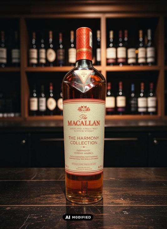 Macallan Harmony Collection Intense Arabica Single Malt Scotch Whisky 0,7L in Glasflasche mit rotem Etikett