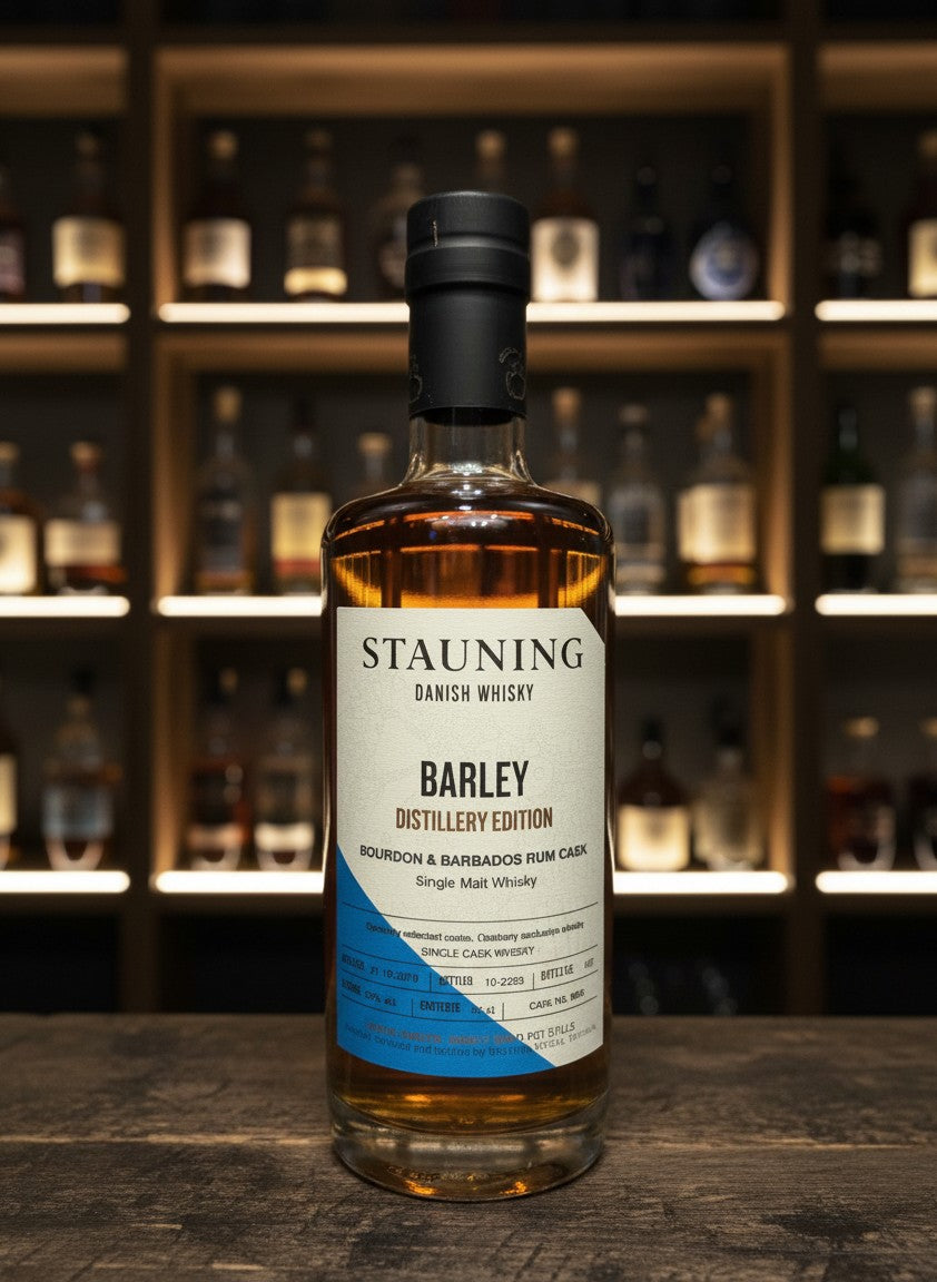 Stauning Barley Distillery Edition Single Malt Whisky in Bourbon & Barbados Rum Cask, 0.35L, 52% Vol.