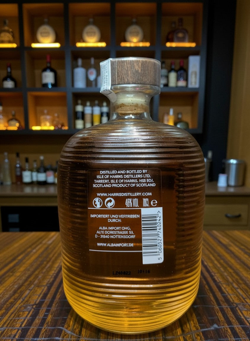 The Hearach Oloroso Sherry Release Single Malt Whisky aus der Isle of Harris Distillery, 0,7L Flasche mit Sherry-Eleganz.