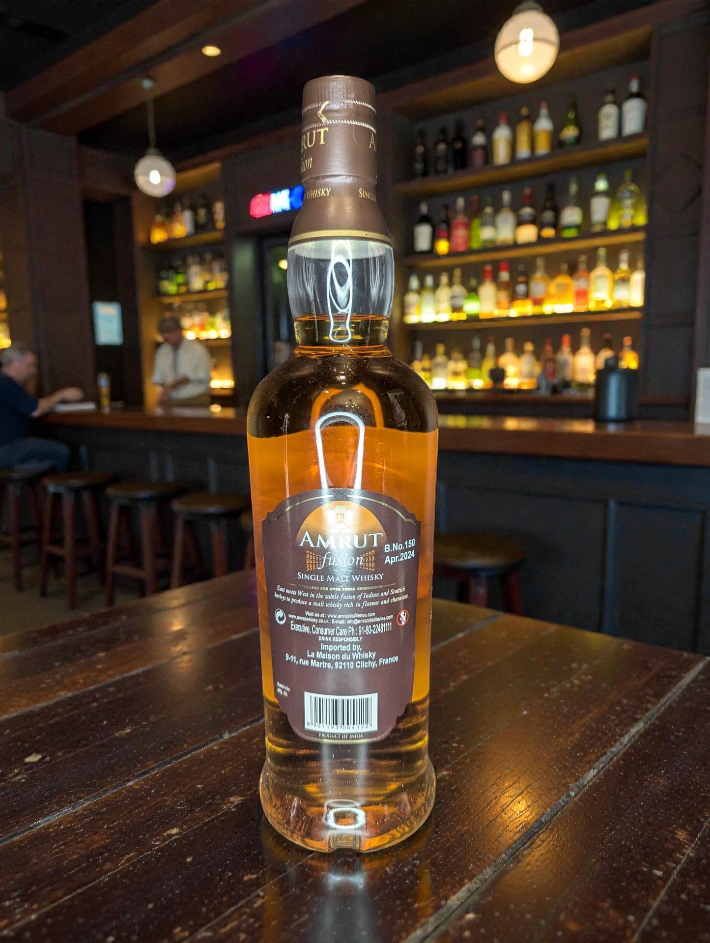 Amrut Fusion Indian Single Malt Whisky Flasche 0,7L
