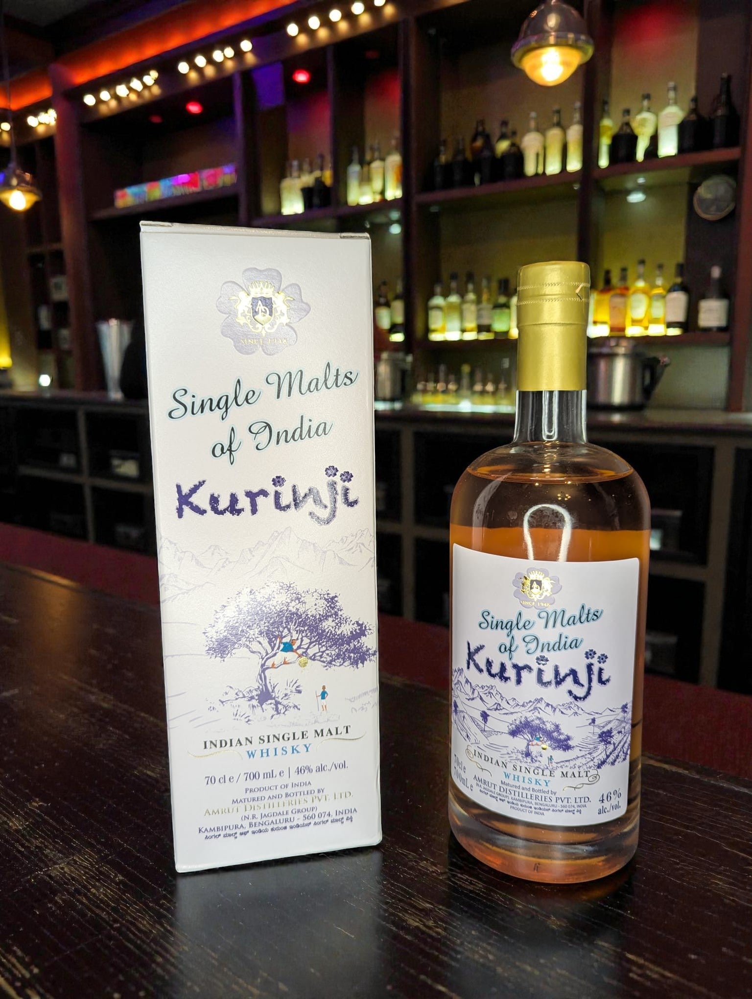 Amrut Kurinji Single Malts of India mit Geschenkverpackung