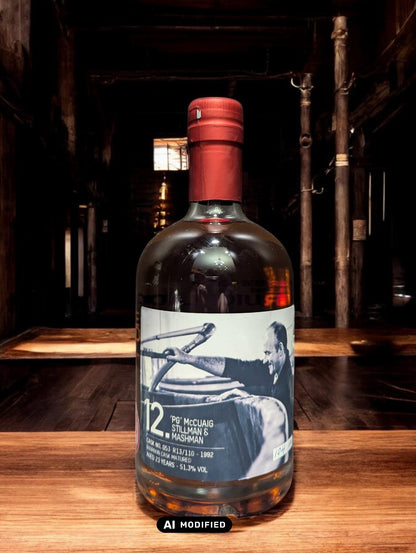 Bruichladdich The Laddie Valinch No. 12 Whiskyflasche in hochwertigem Design, präsentiert mit detailliertem Etikett, das die handverlesene Abfüllung und den einzigartigen Geschmack dieses Single Malt Scotch Whiskys aus der renommierten Brennerei Bruichladdich auf der schottischen Insel Islay hervorhebt.