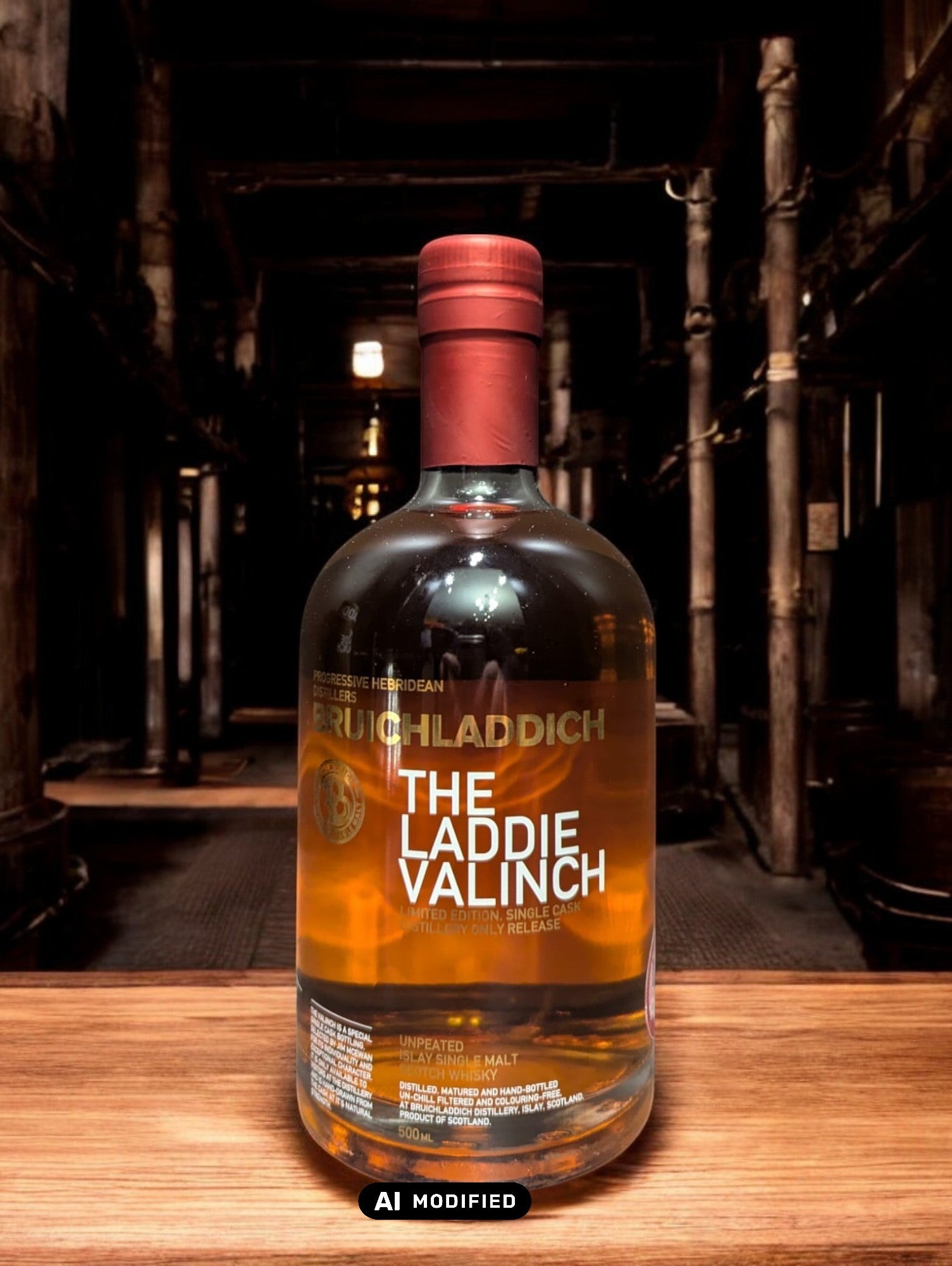 Bruichladdich The Laddie Valinch No. 12 Whiskyflasche in hochwertigem Design, präsentiert mit detailliertem Etikett, das die handverlesene Abfüllung und den einzigartigen Geschmack dieses Single Malt Scotch Whiskys aus der renommierten Brennerei Bruichladdich auf der schottischen Insel Islay hervorhebt.