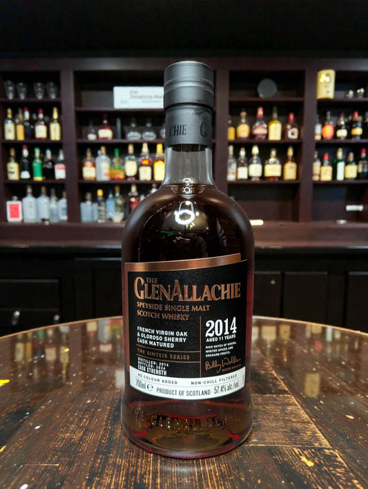 Glenallachie Sinteis 3 Single Malt Scotch Whisky mit Verpackung von Billy Walker