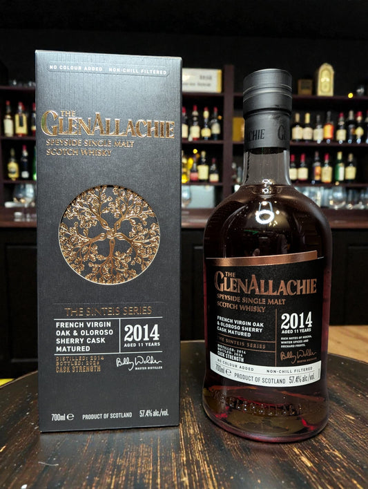 Glenallachie Sinteis 3 Single Malt Scotch Whisky mit Verpackung von Billy Walker