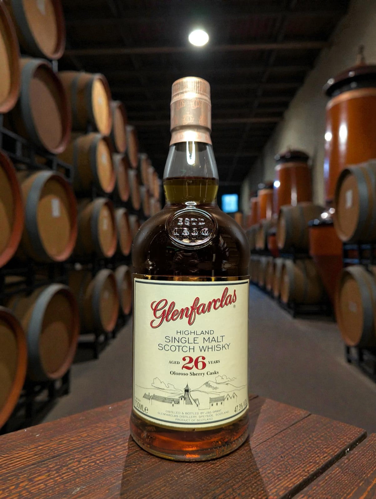 Glenfarclas 26 Jahre Oloroso Sherry Cask Single Malt Whisky Flasche 0,7L 43% Vol