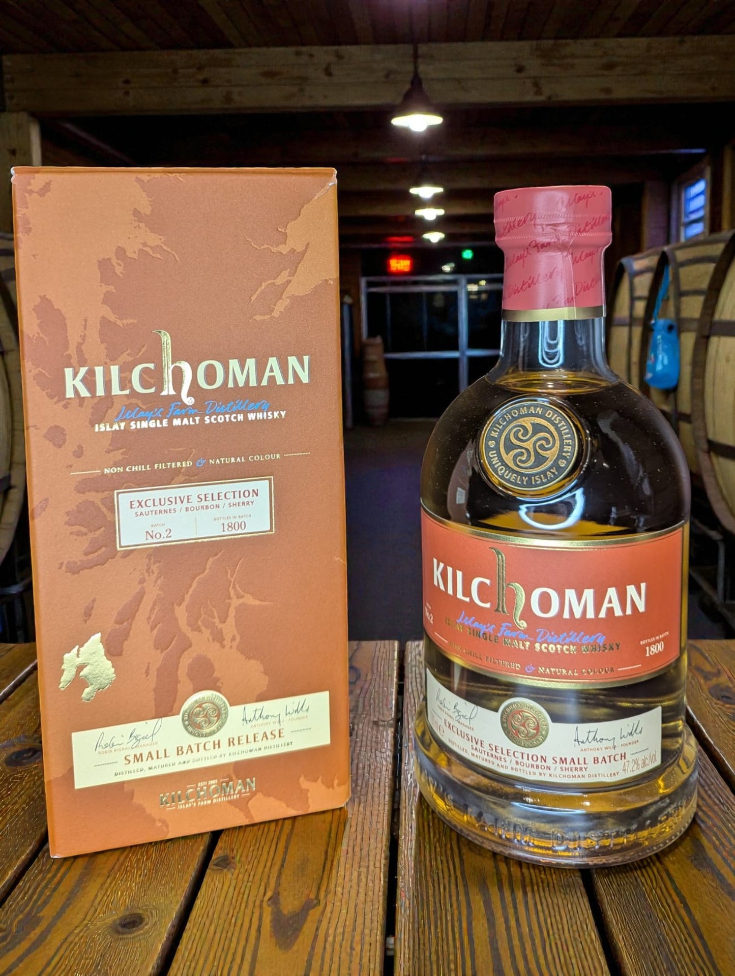 Kilchoman Small Batch No. 2 Single Malt Whisky Flasche 0,7L
