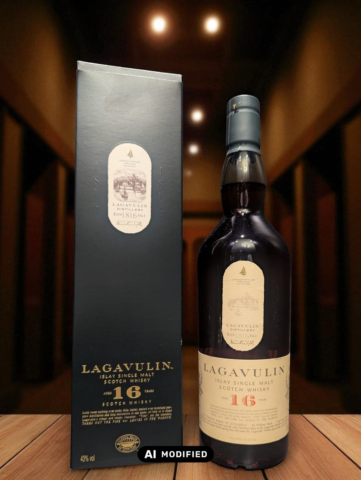 Lagavulin 16 Jahre Islay Single Malt Whisky Flasche 0,7L - Peated Scotch