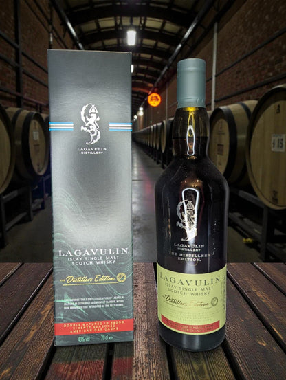 Lagavulin Distillers Edition Islay Single Malt Whisky Flasche 0,7L mit PX Sherry Finish