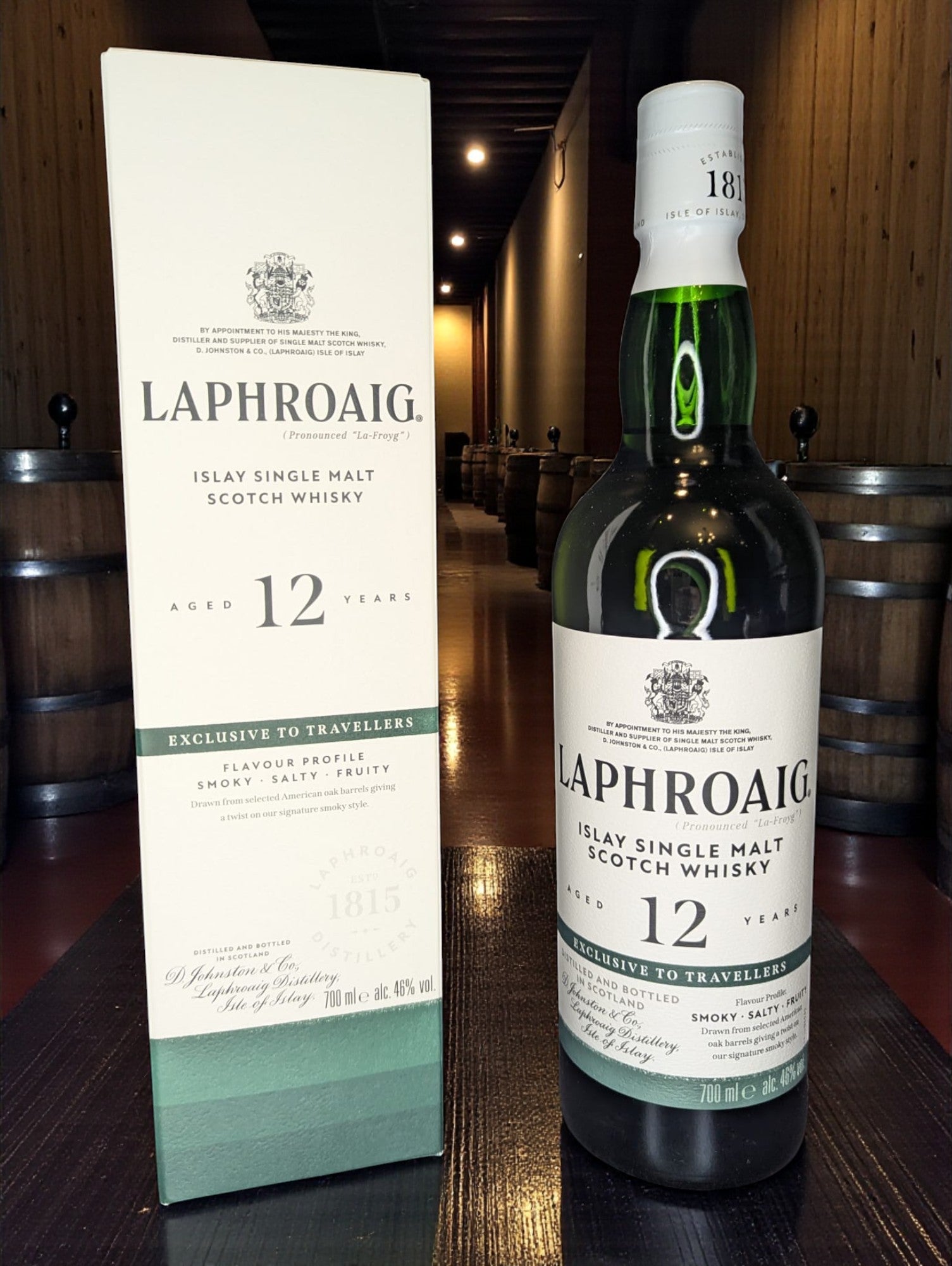 Laphroaig 12 Years Single Malt Whisky Flasche 0,7L 48% Vol
