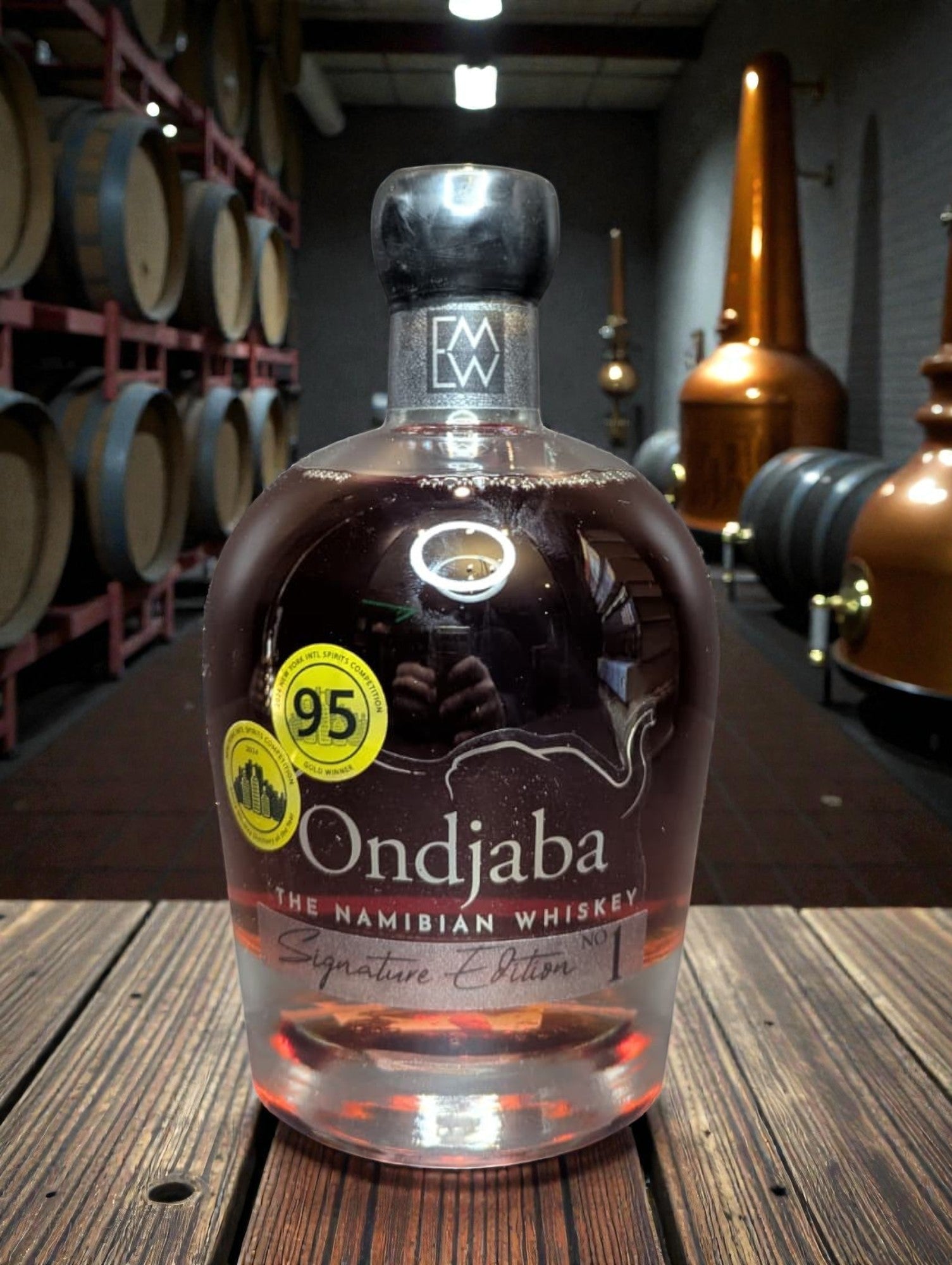 Ondjaba Signature Edition #1 Namibischer Single Malt Whisky Flasche 0,7L