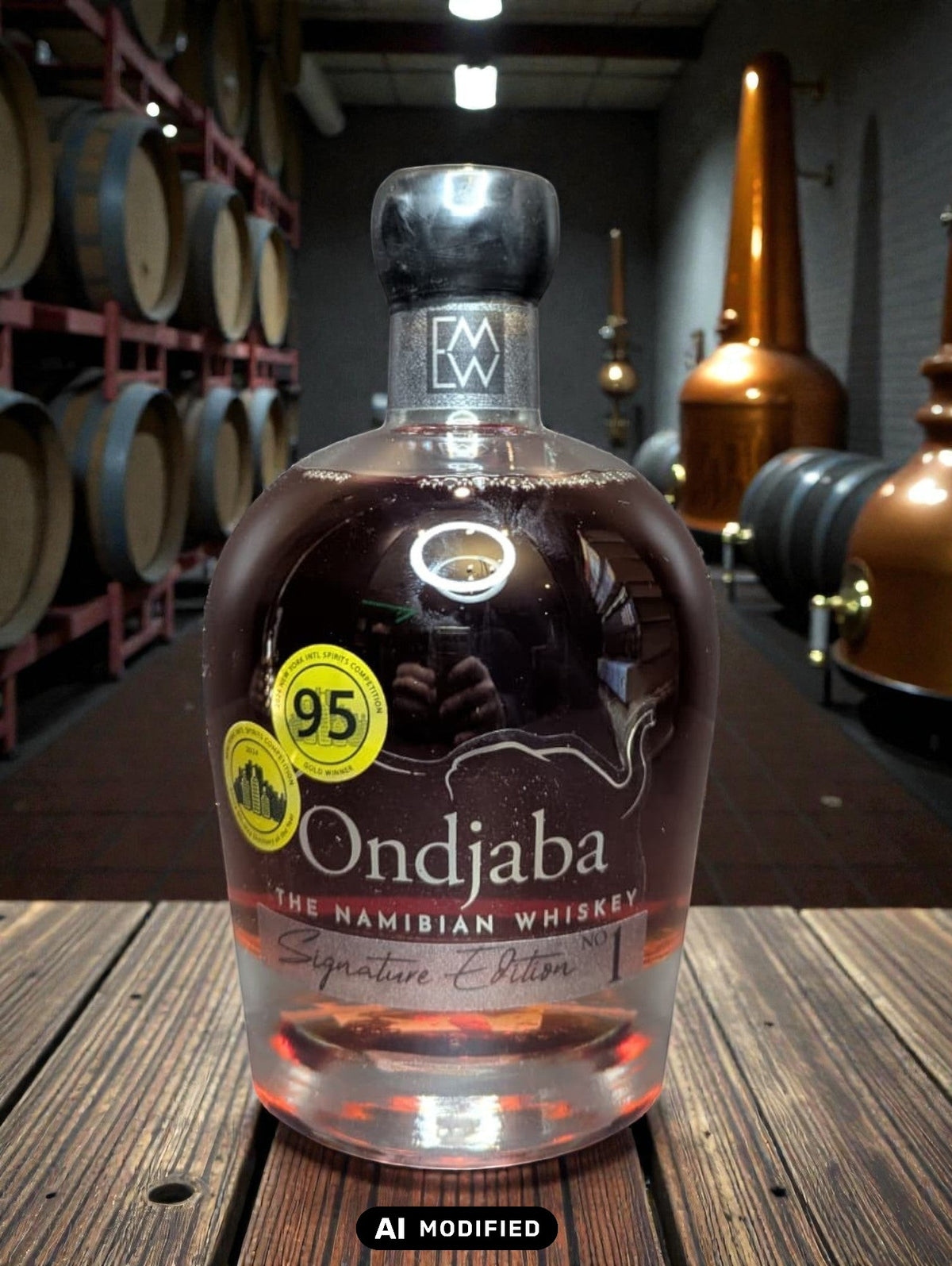 Ondjaba Signature Edition #1 Namibischer Single Malt Whisky Flasche 0,7L
