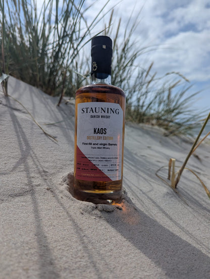 Stauning KAOS Whisky am Strand