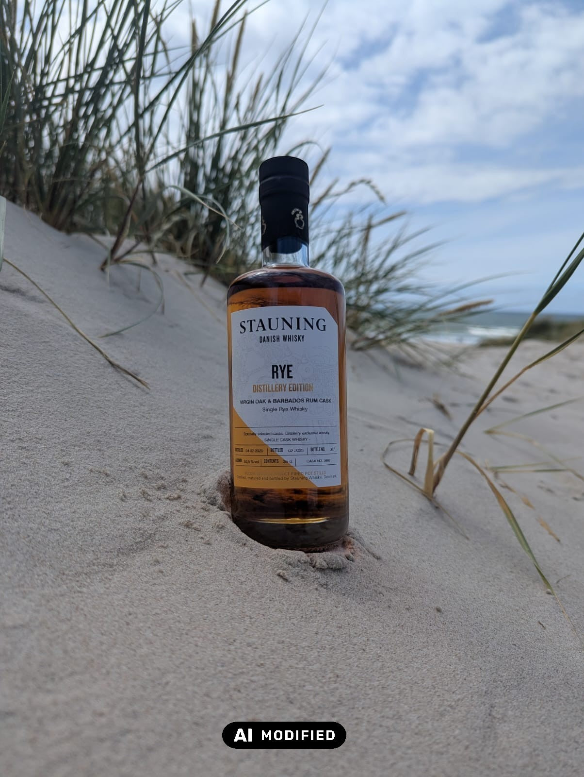Stauning Rye - Single rye whisky am strand