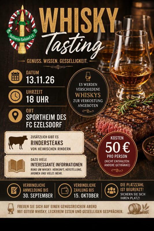 Whisky Tasting in Ezelsdorf - 13.11.2026