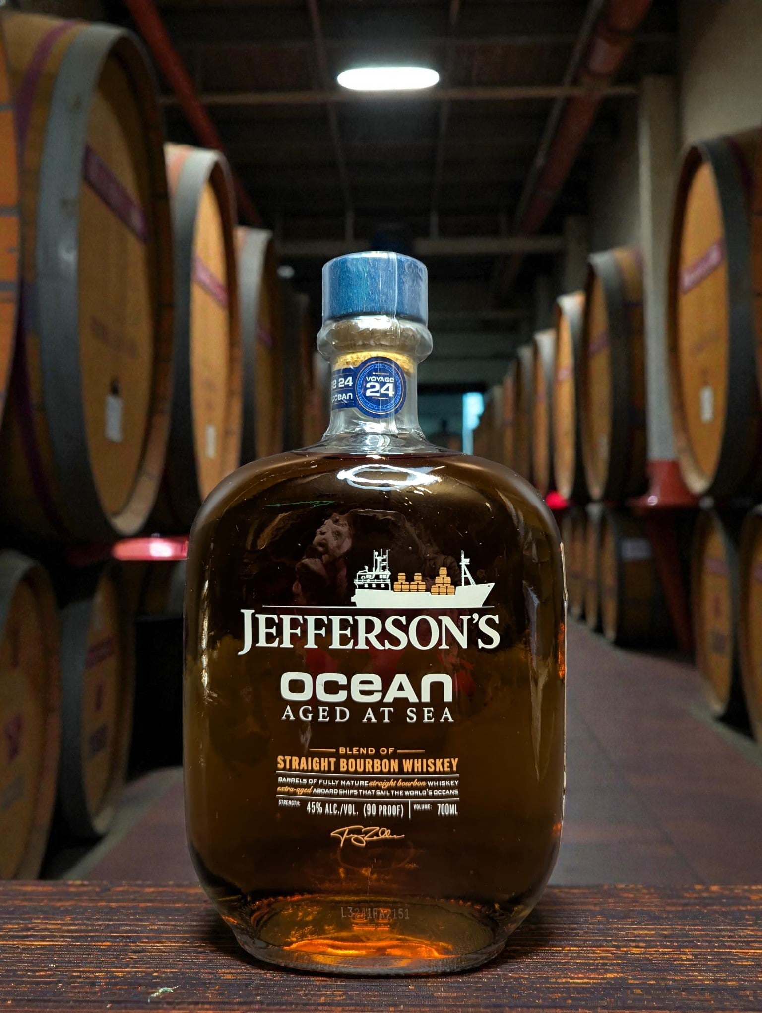 Jefferson's Ocean Aged at Sea Bourbon Flasche Vorderseite