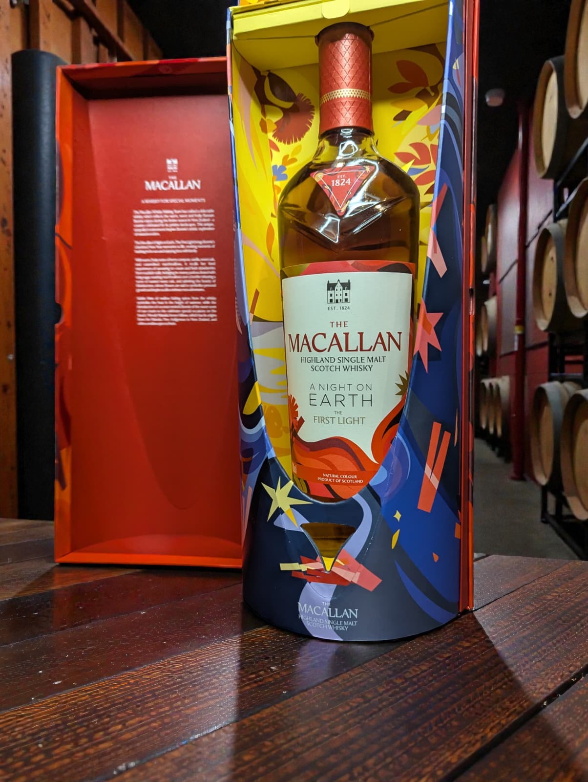 Macallan A Night on Earth The First Light 2025 Single Malt Whisky 0,7L 43% Vol mit Geschenkverpackung