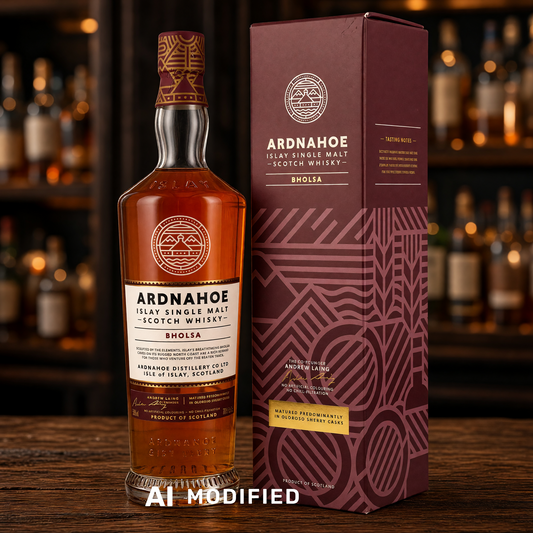 Whiskyquartier Ardnahoe Bholsa Islay Single Malt Whisky in Oloroso Sherry Casks mit Geschenkverpackung