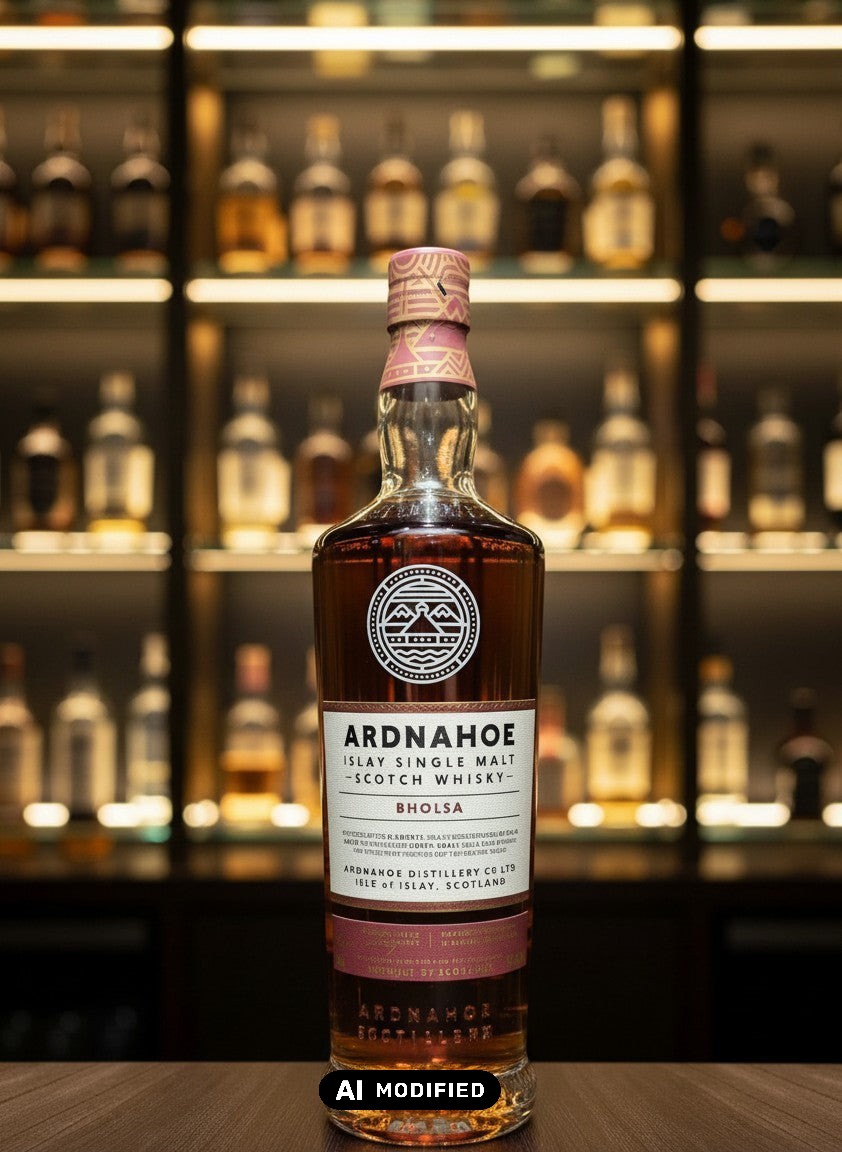 Whiskyquartier Ardnahoe Bholsa Islay Single Malt Scotch Whisky, gereift in Oloroso Sherry Casks, 0.7L