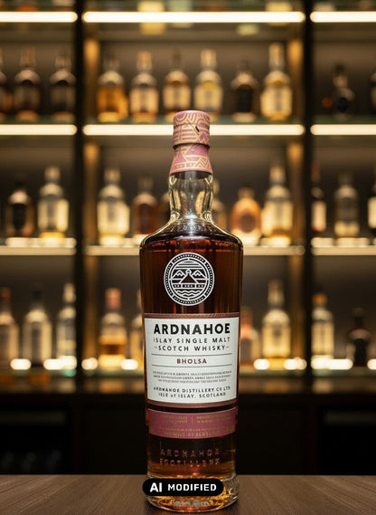 Whiskyquartier Ardnahoe Bholsa Islay Single Malt Scotch Whisky, gereift in Oloroso Sherry Casks, 0.7L