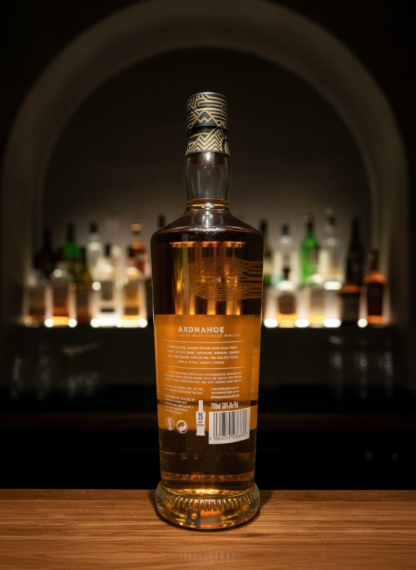 Whiskyquartier Ardnahoe 5 Years Old Inaugural Release Single Malt Scotch Whisky 0.7L mit Torfrauch und maritimen Noten