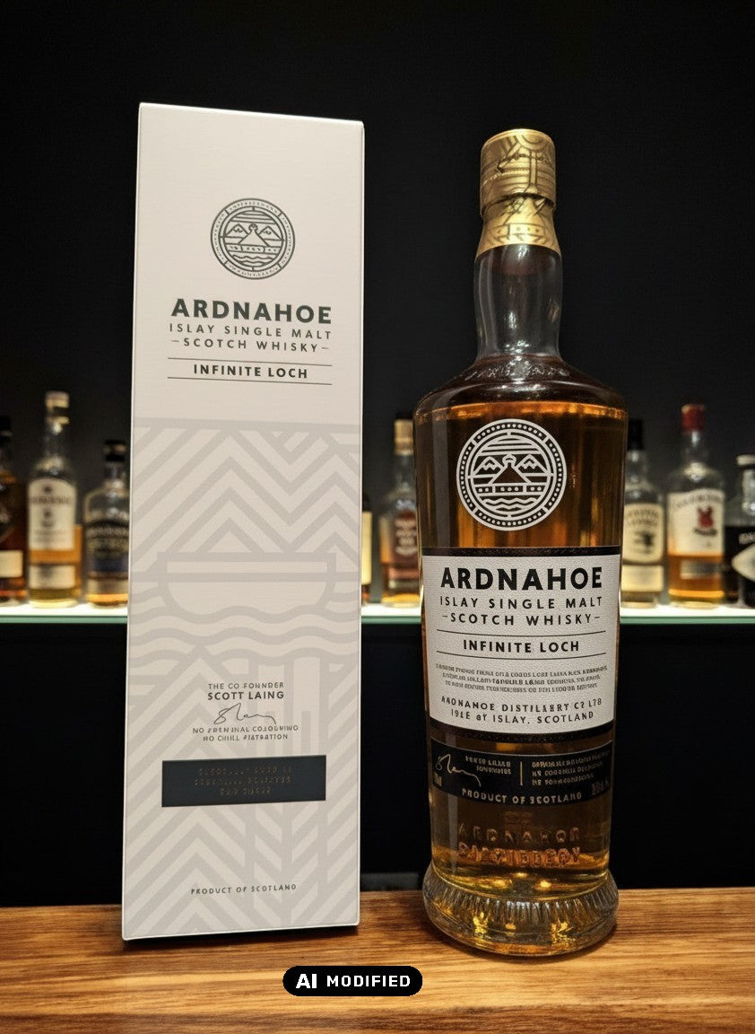Whiskyquartier Ardnahoe Infinite Loch Islay Single Malt Scotch Whisky 0.7L Flasche und Karton