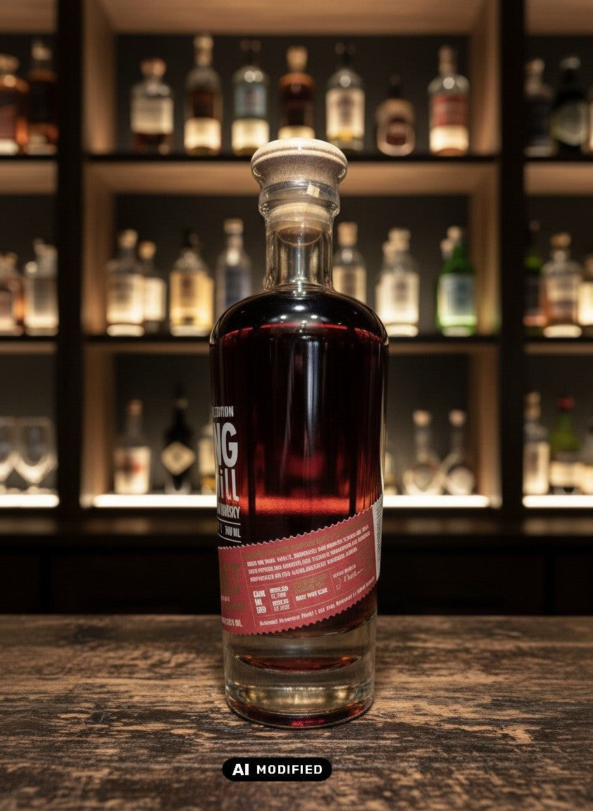 Birkenhof Fading Hill Warehouse Selection Single Malt Whisky, 0,7L, gereift in Eichenfässern, mit Noten von Vanille, Karamell und Früchten.