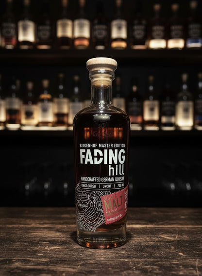 Birkenhof Fading Hill Warehouse Selection Single Malt Whisky, 0,7L, 9 Jahre, 53% Vol. Handcrafted German Whisky.