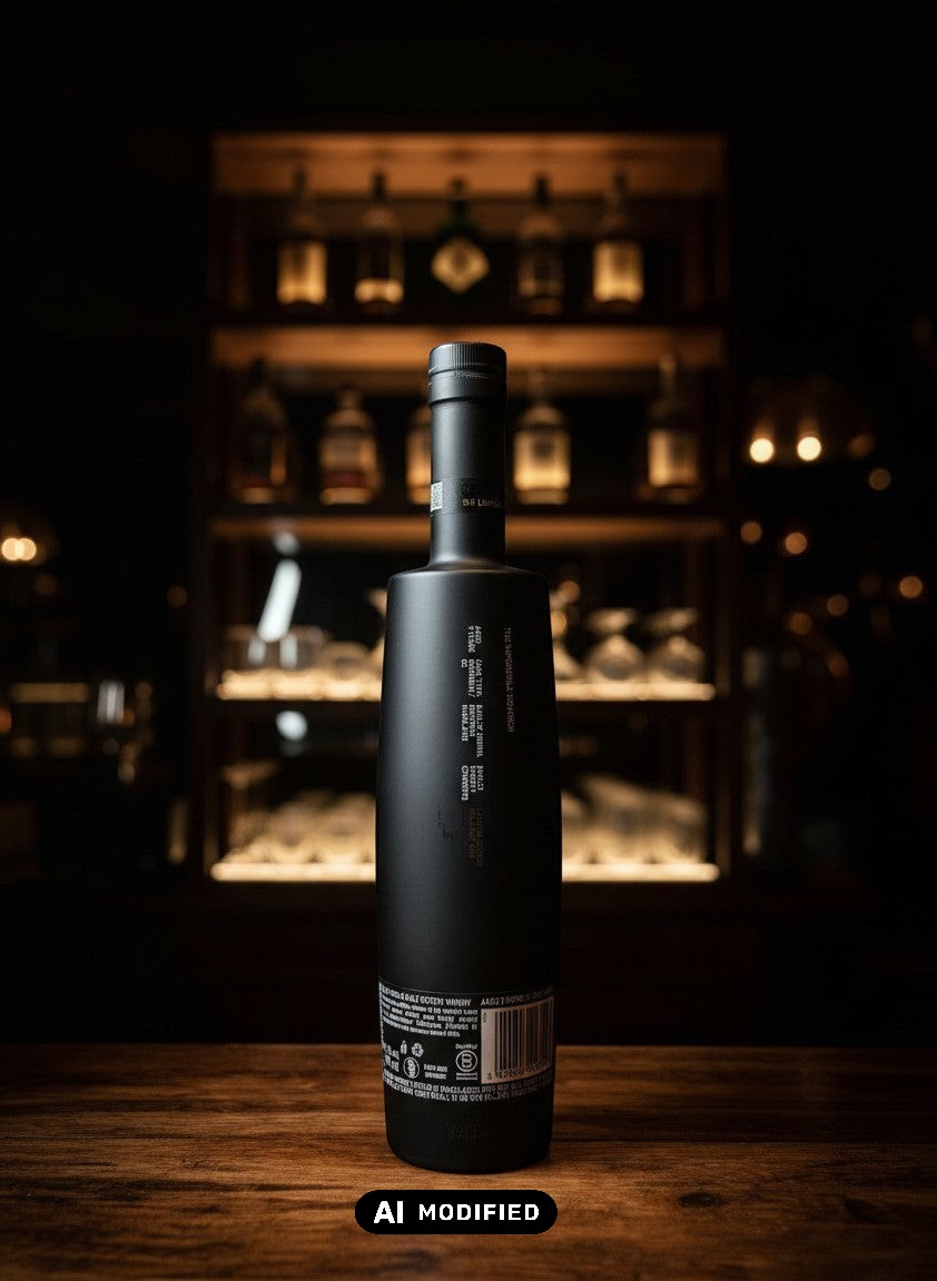 Whiskyquartier Bruichladdich Octomore 15.2 Islay Single Malt Scotch Whisky in schwarzer Flasche, 108.2 PPM, 0.7L