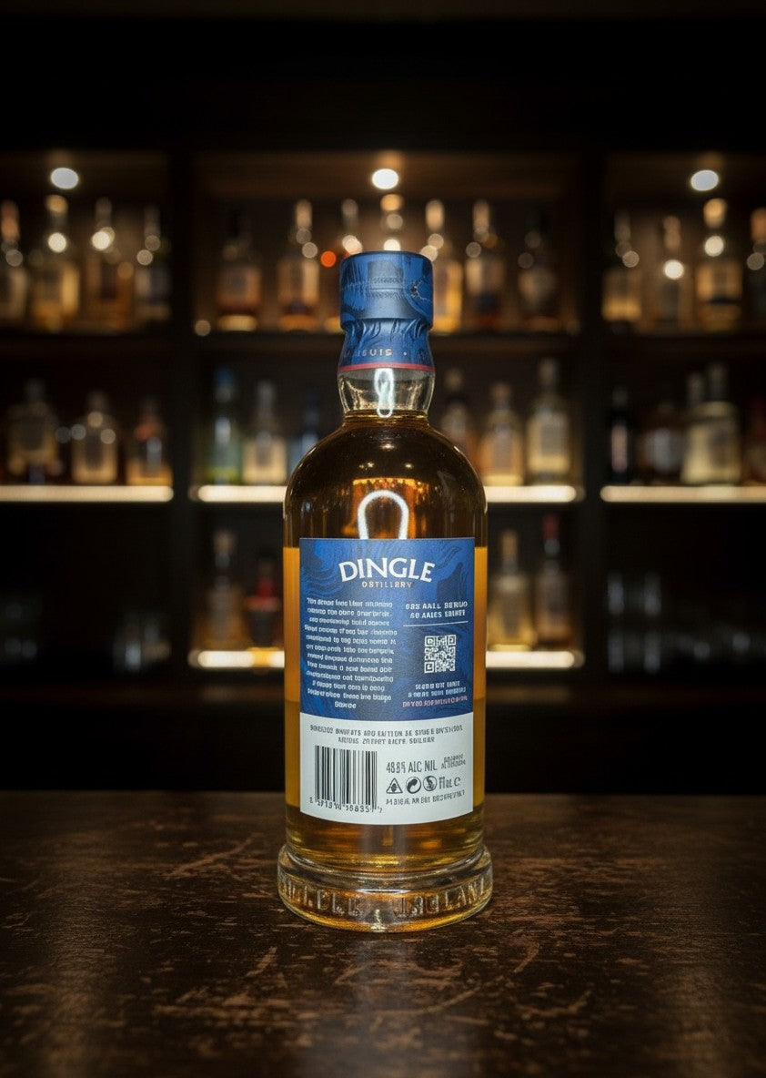 Whiskyquartier Dingle Single Malt Irish Whiskey 0,7L Flasche mit Bourbon, Oloroso Sherry & PX Sherry Fassreifung