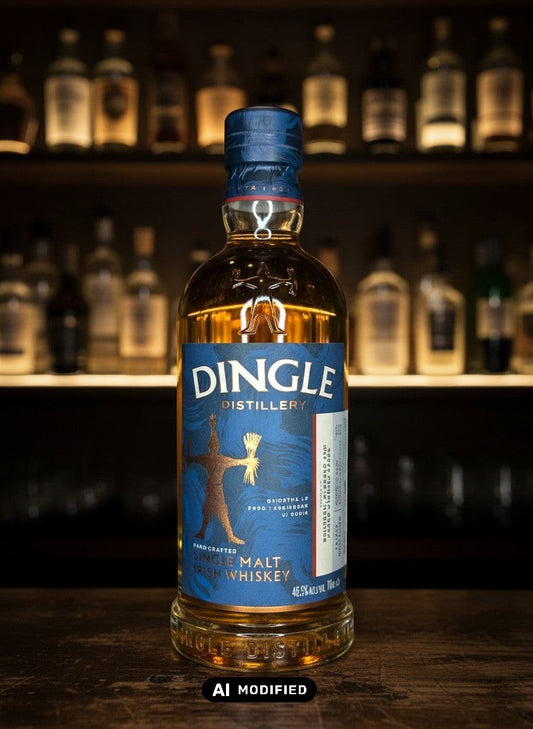 Whiskyquartier Dingle Single Malt Irish Whiskey 0,7L Flasche mit Bourbon, Oloroso & PX Sherry Fässern