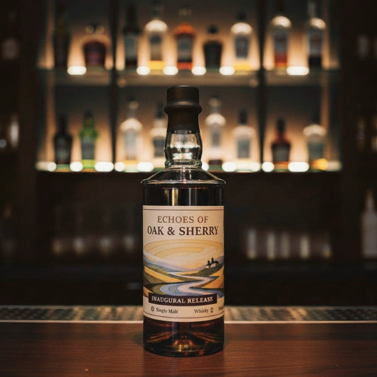 Whiskyquartier Inaugural Release Echoes of Oak and Sherry Single Malt Whisky, 0,5L, Sherry-Bombe