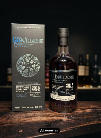GlenAllachie Sinteis Series Part II Speyside Single Malt Scotch Whisky, 9 Jahre, 58,2% Vol. in Virgin Oak & Oloroso Sherry Casks