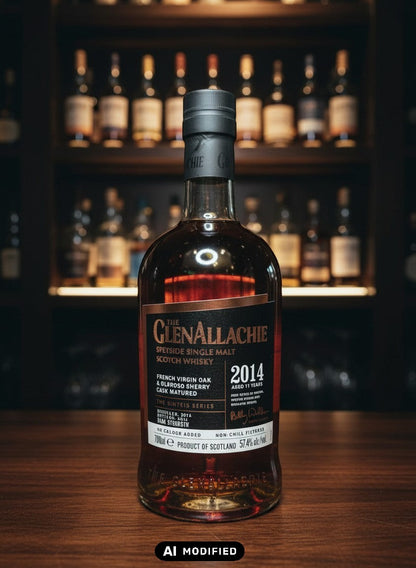 GlenAllachie Sinteis Series Part III, 11 Jahre alter Speyside Single Malt Scotch Whisky, gereift in French Virgin Oak & Oloroso Sherry Fässern, 58,2% Vol.