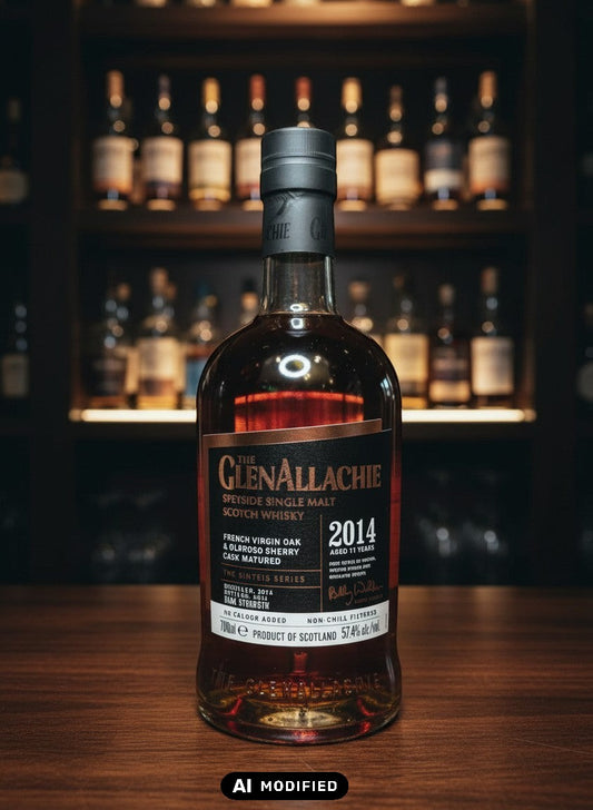 GlenAllachie Sinteis Series Part III, 11 Jahre alter Speyside Single Malt Scotch Whisky, gereift in French Virgin Oak & Oloroso Sherry Fässern, 58,2% Vol.