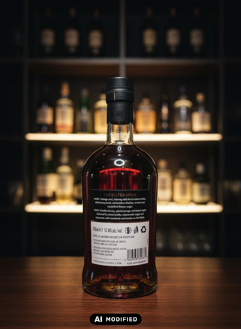 Whiskyquartier GlenAllachie Sinteis Series Part III 11 Jahre, 0.7L Flasche mit dunklem Bernstein-Whisky, French Virgin Oak & Oloroso Cask