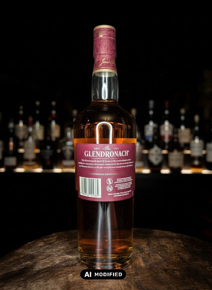 Whiskyquartier GlenDronach 12 Jahre Single Malt Scotch Whisky in Sherryfässern gereift, 0,7L Flasche