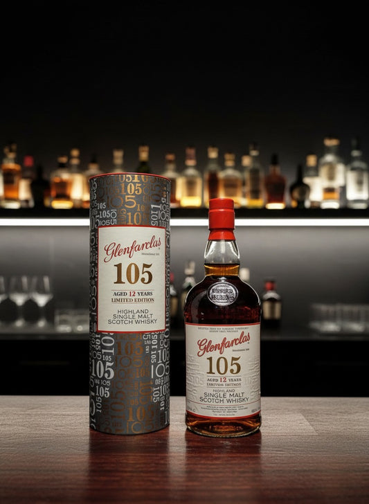 Glenfarclas 105 Aged 12 Years Limited Edition Highland Single Malt Scotch Whisky in Oloroso Sherry Casks