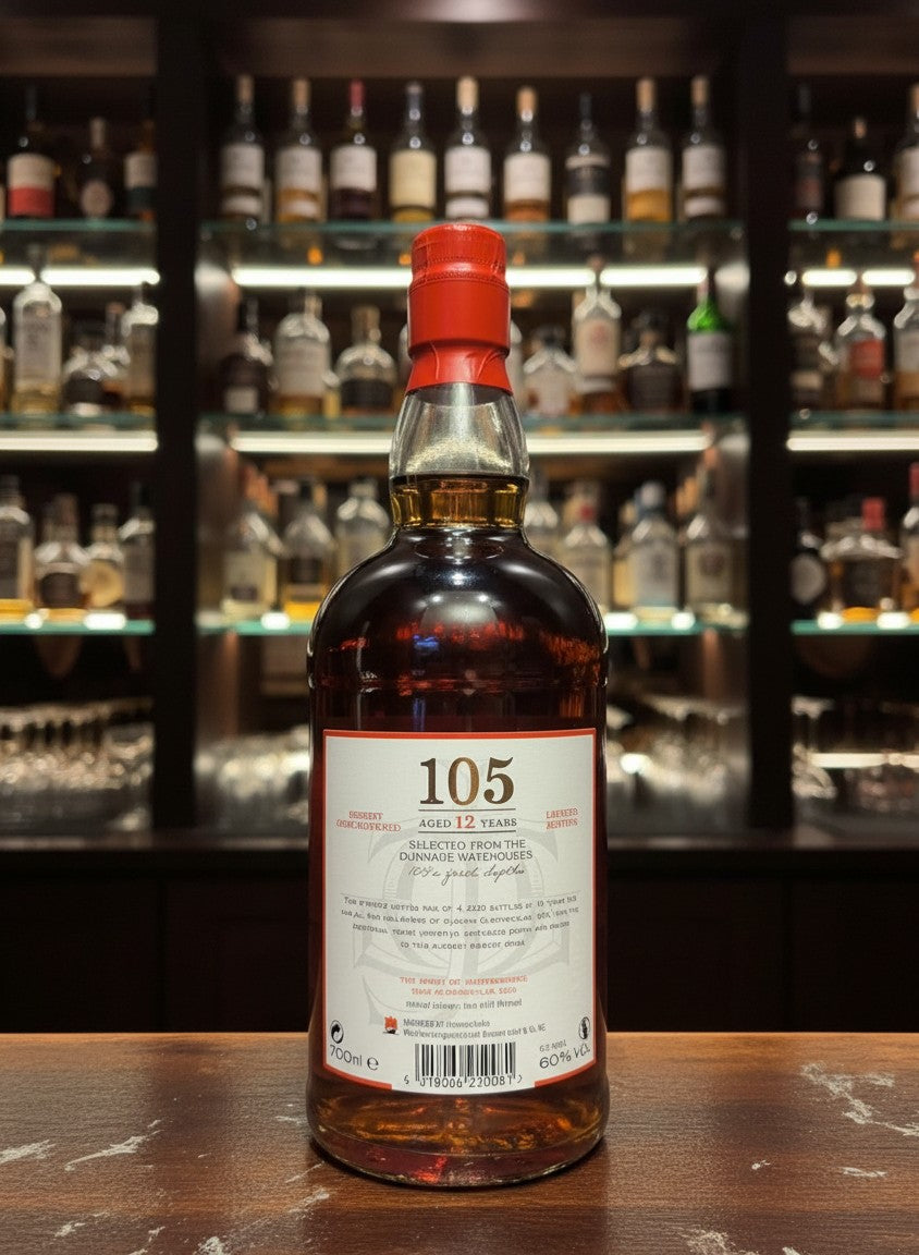 Glenfarclas 105 - 12 Jahre, Sherry Cask Matured, 60% Vol. in 0.7L Flasche. Limitierte Hourglass Edition.